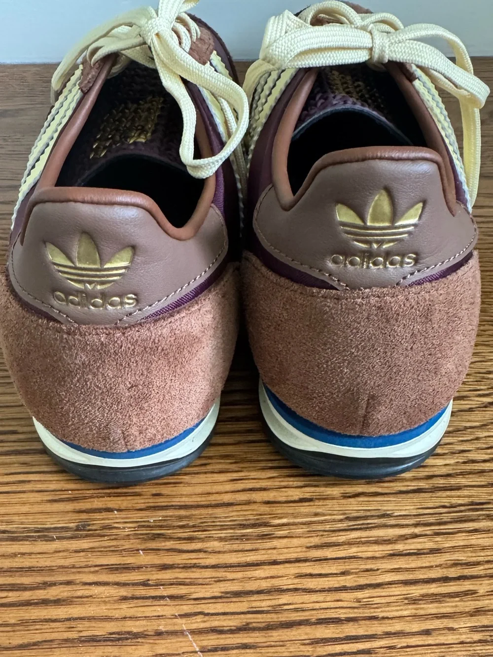 Adidas SL 72 OG Sneakers Women’s 8.5 | Maroon Brown Yellow | Retro Runner - Picture 8 of 12